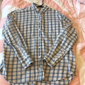 Madewell Flannel In Benton size small